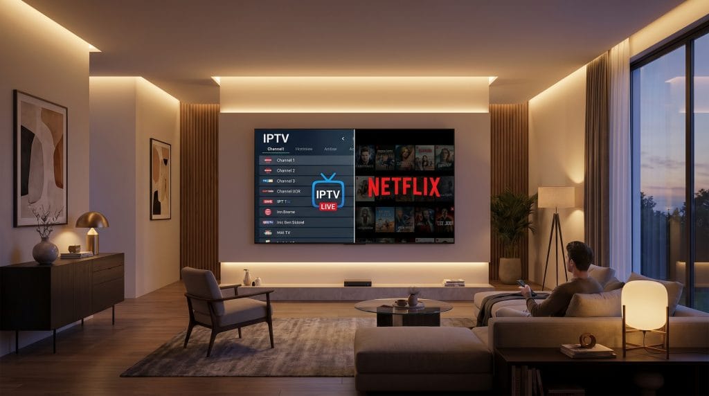 IPTV vs streaming services like Netflix, comparing options
